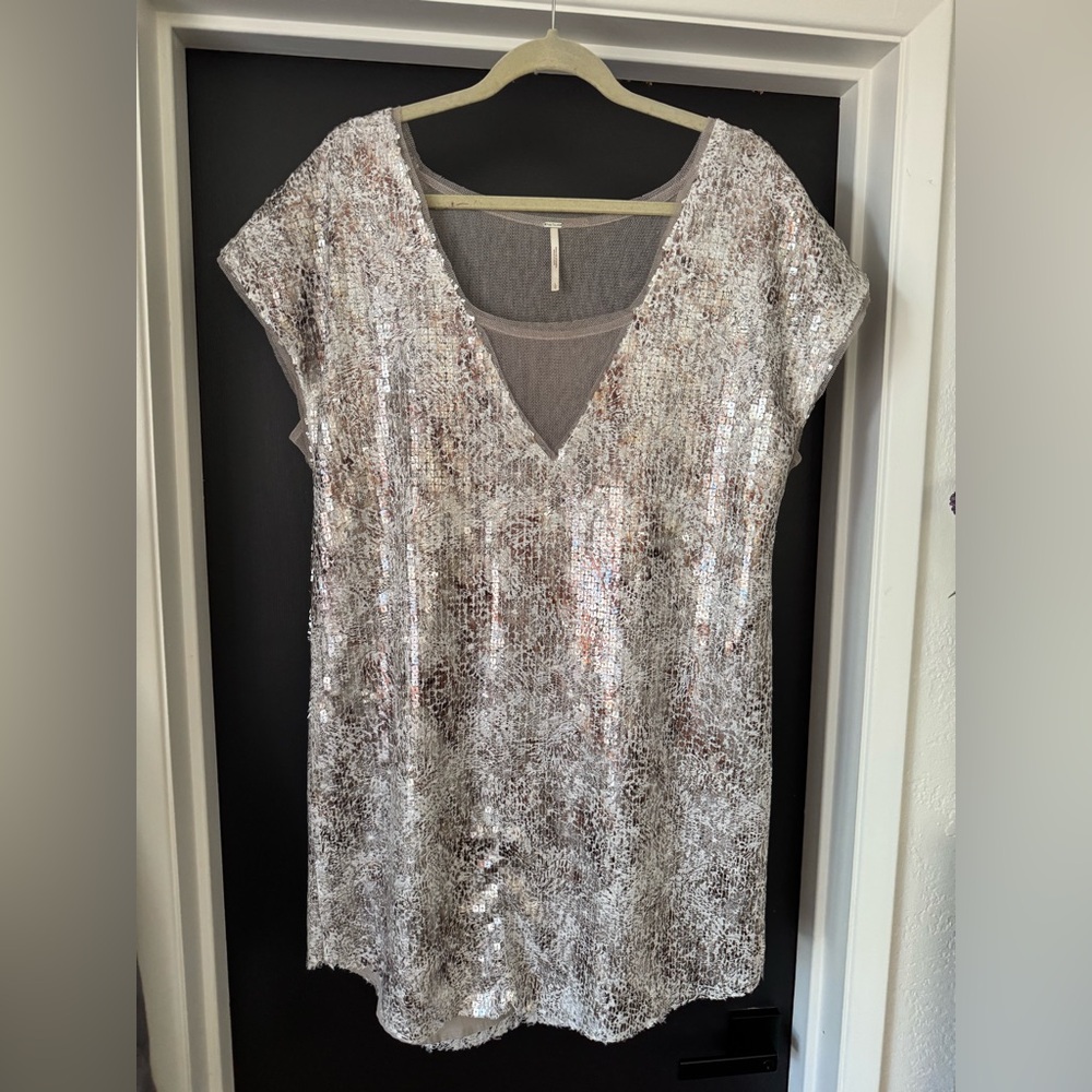 Free People | Midnight Dreamer Mini Sequin Dress View 3